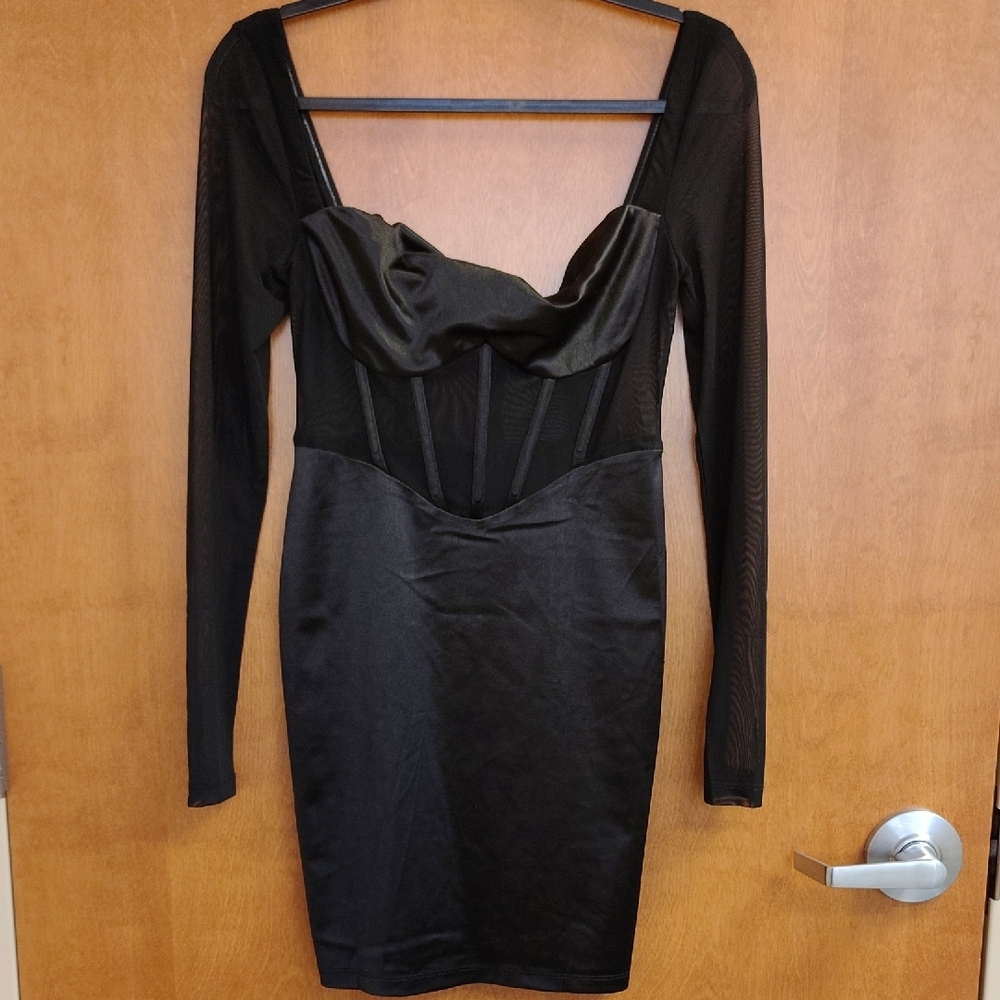Princess Polly Andrea Mini Black Dress